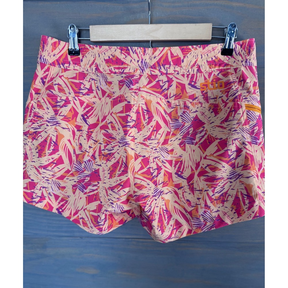 Stio Women's Board Shorts Size 8 Orange - Picture 2 of 3